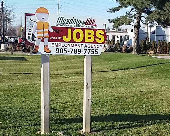 Wooden Post Sign